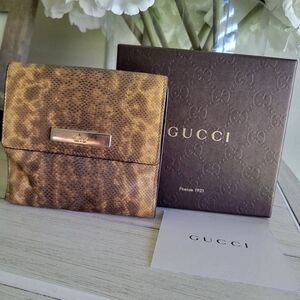 Gucci Snakeskin Wallet